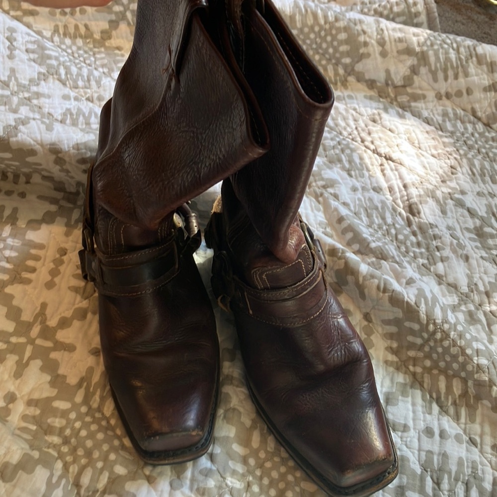 Frye Brown Leather Boots